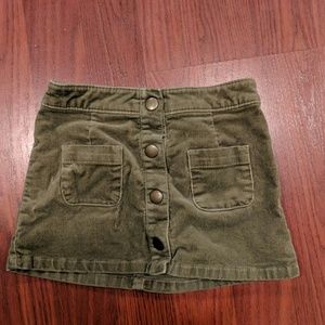 Girl's corduroy skirt